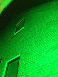 Groene LED verlichting